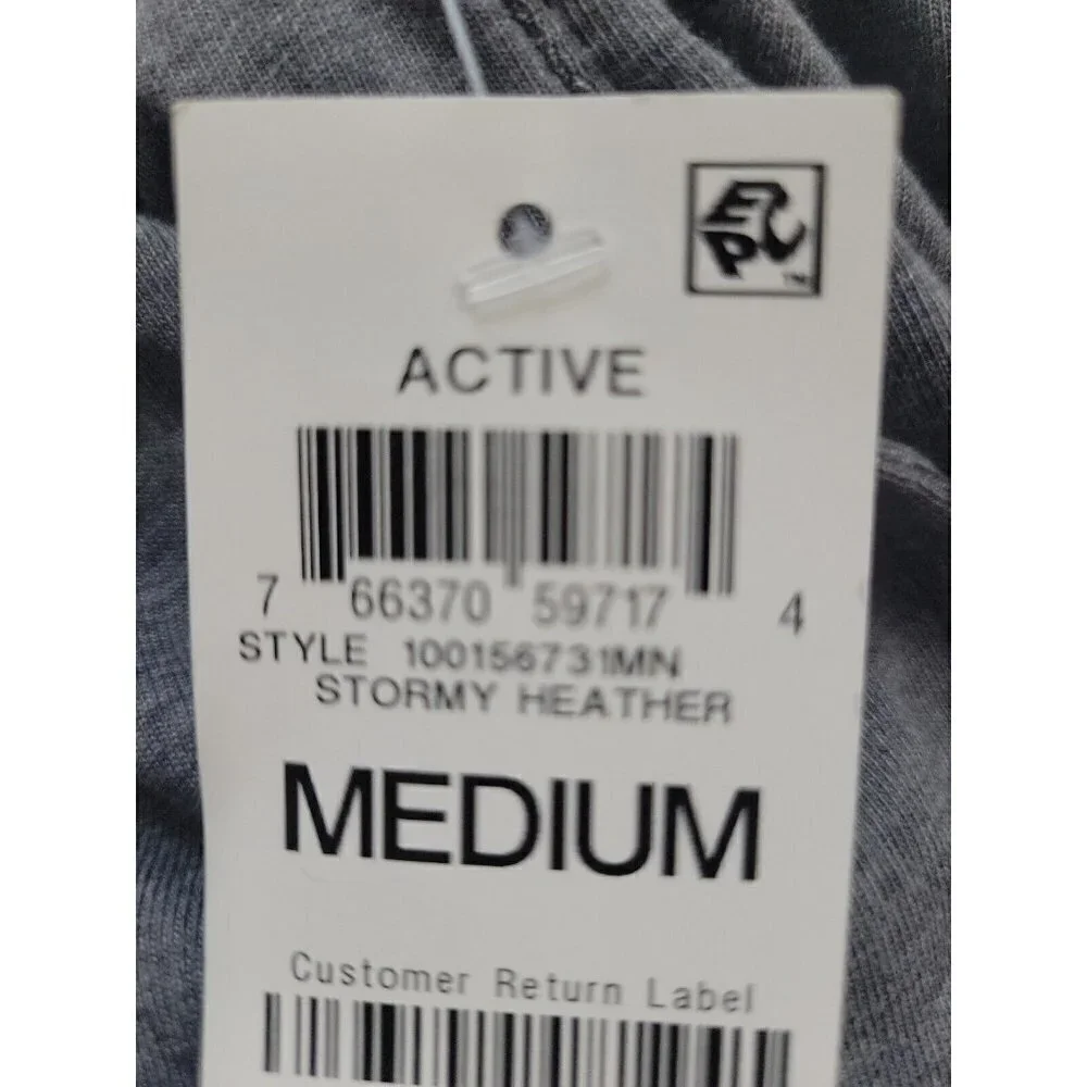Ideology Active Shorts Men's.  Gray. Size Medium.  New With Tags $25.